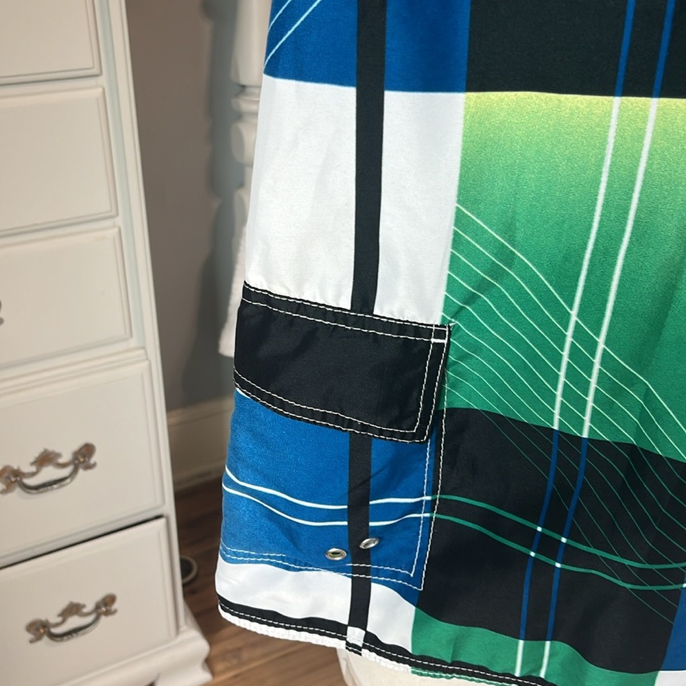 Plaid Board Shorts - Picture 3 of 10